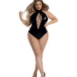 Pandora Lace Up Bodysuit Plus Size